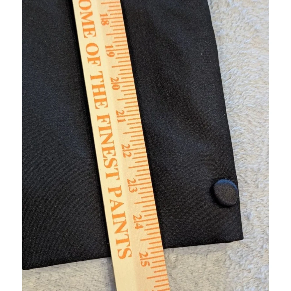 Men Henry Segal Black Tuxedo Jacket 40R Pants Adj 34 Bowtie Cumberbund Used Once